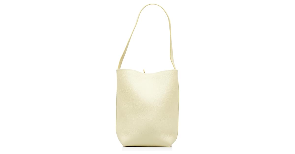 The Row Yellow Medium N/S Park Tote Leather Pony-style calfskin