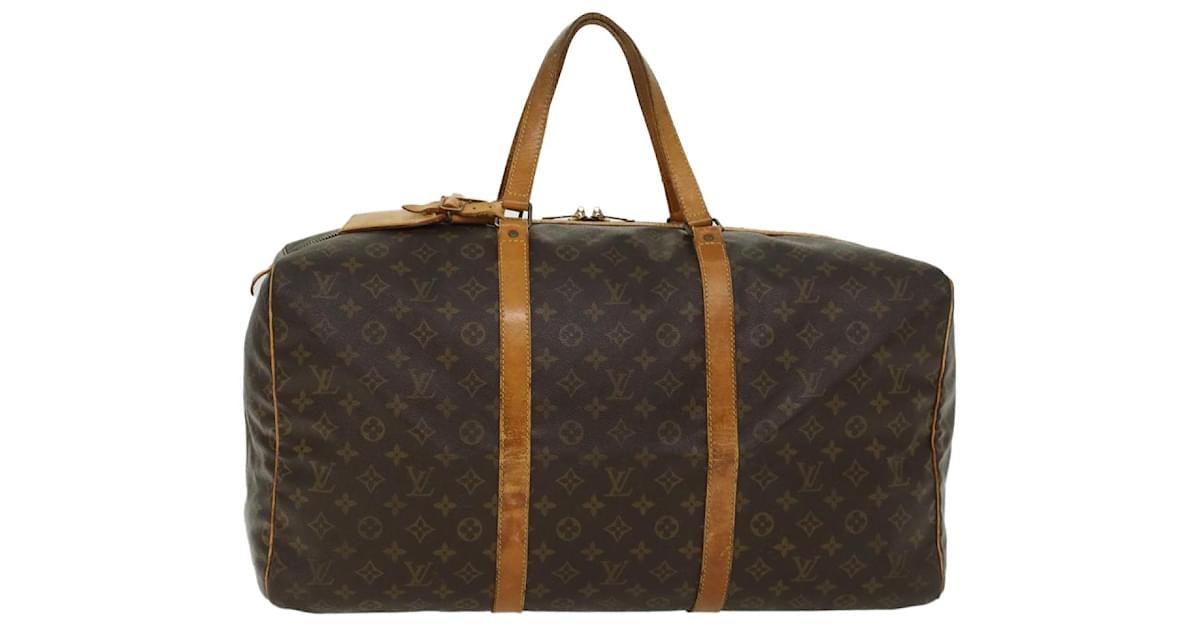 Shop Louis Vuitton Keepall 2023 Cruise Monogram 2WAY Leather Logo