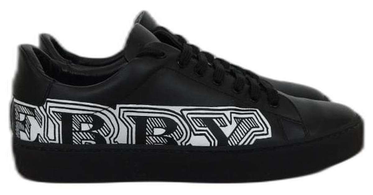 Burberry graffiti trainers on sale