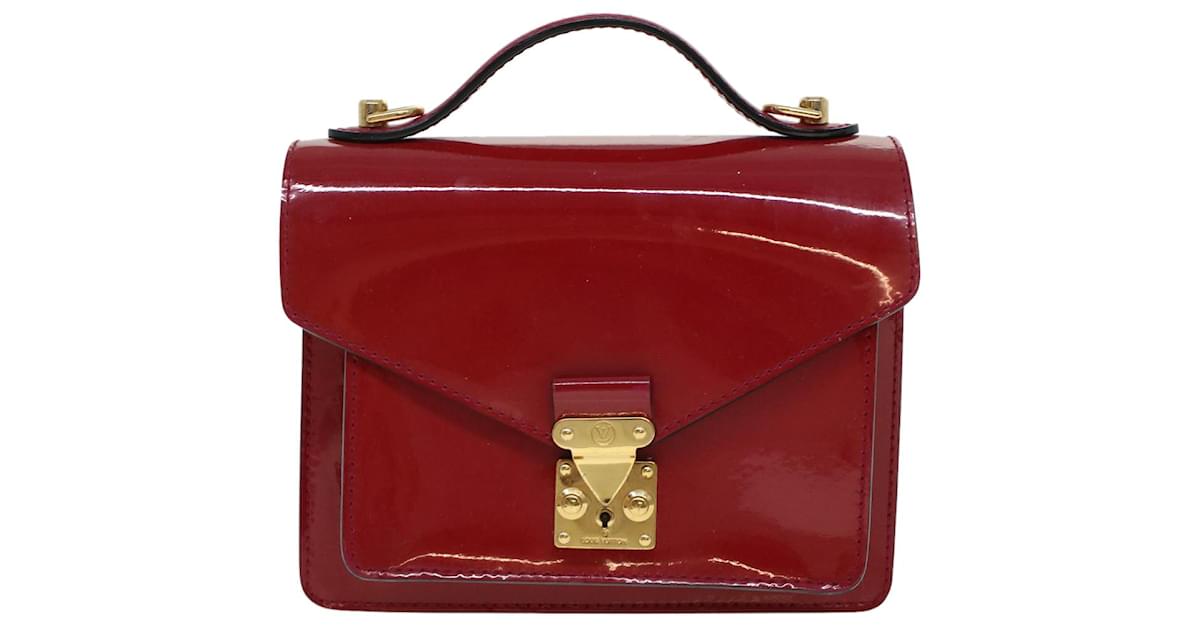 Louis Vuitton Monceau Red Patent leather ref.963095 - Joli Closet