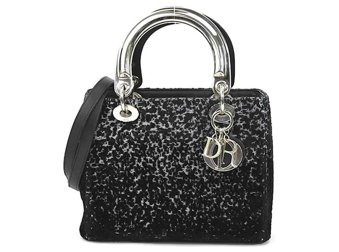 Dior Lady Dior Black Velvet ref.963811 - Joli Closet