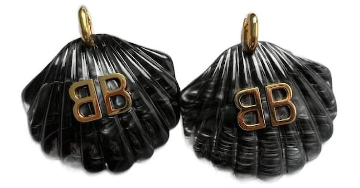 Balenciaga shell deals earrings