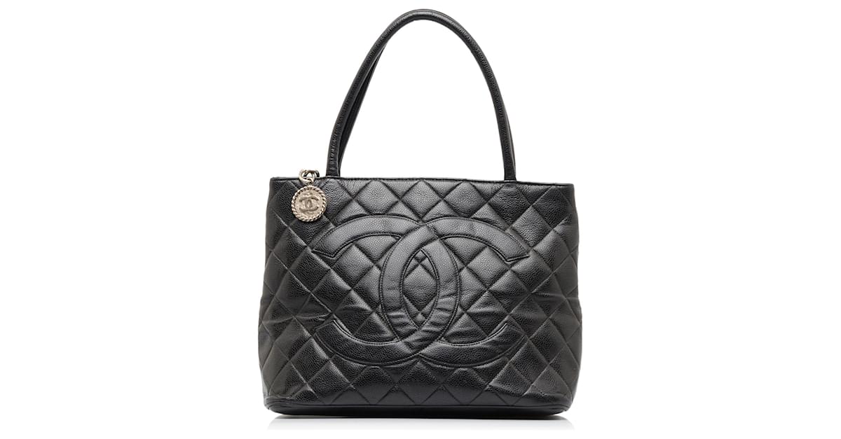 Chanel Medallion Tote Black Caviar ASL2917 – LuxuryPromise