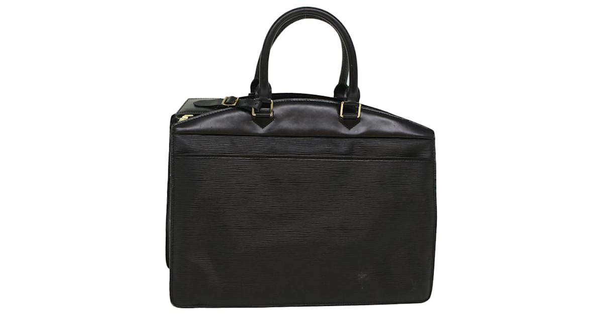 LOUIS VUITTON Epi Riviera Hand Bag Noir Black M48182 LV Auth 45128