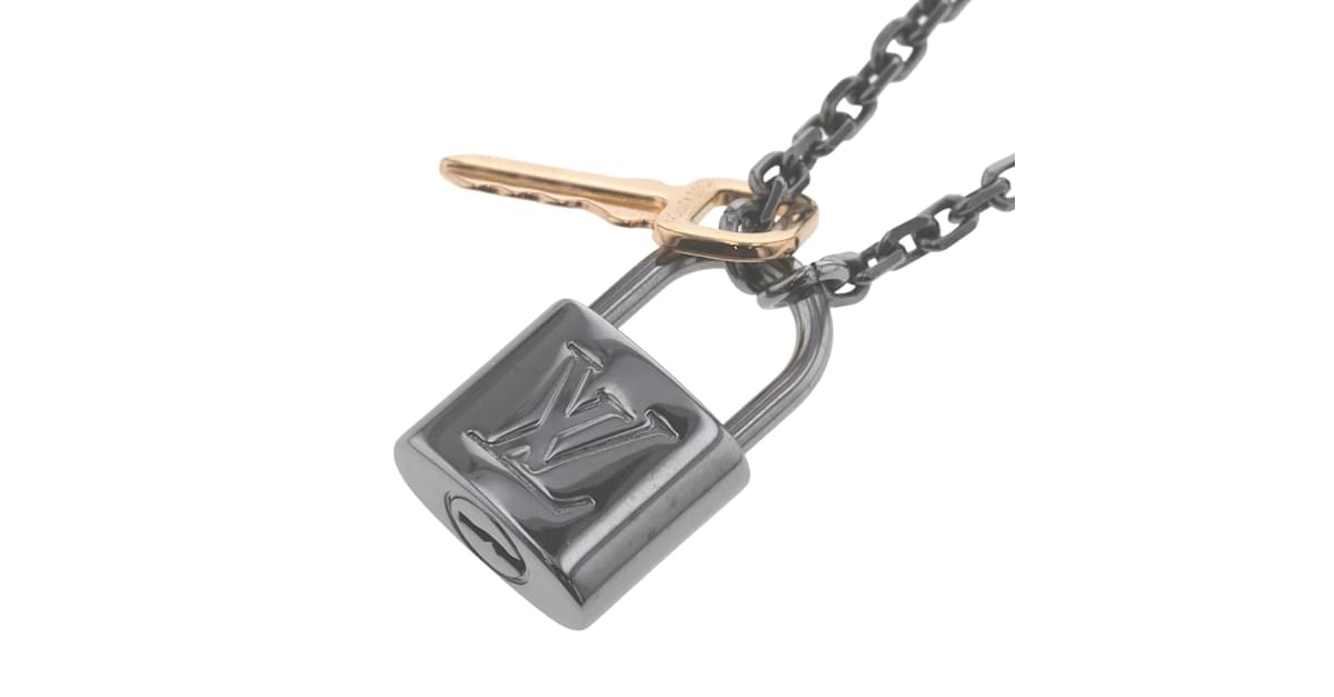 Louis Vuitton Lock Pendant Necklace