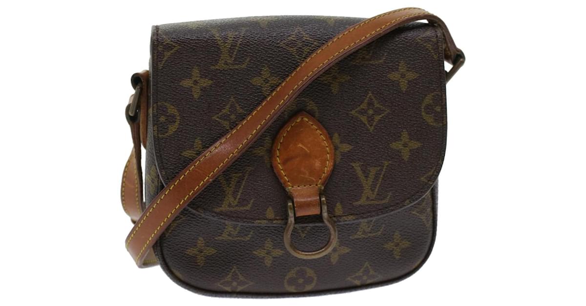 PRE-OWNED VINTAGE LOUIS VUITTON SAINT CLOUD PM MONOGRAM CANVAS