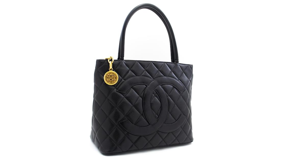 Chanel Grand Shopping Tote (GST) Bag Beige Caviar Gold Hardware