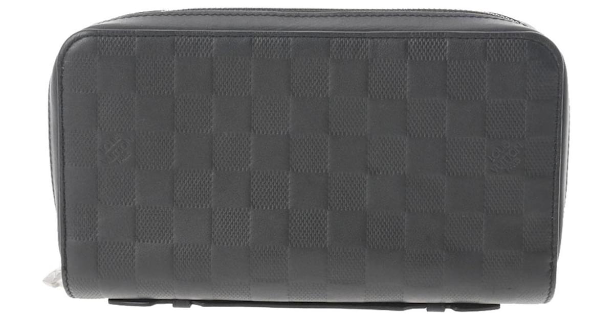 LOUIS VUITTON Damier Graphite LV League Zippy XL Long Wallet N64441 Auth  ro693A