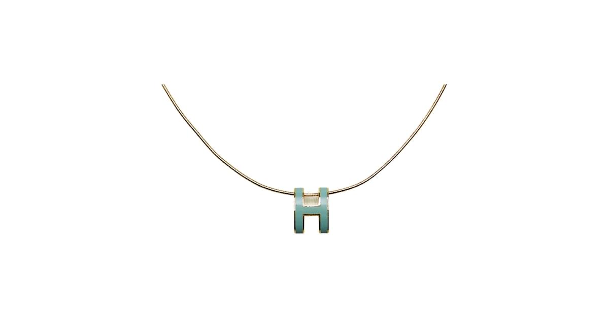 Hermes Mini Pop H Necklace Rose – ＬＯＶＥＬＯＴＳＬＵＸＵＲＹ