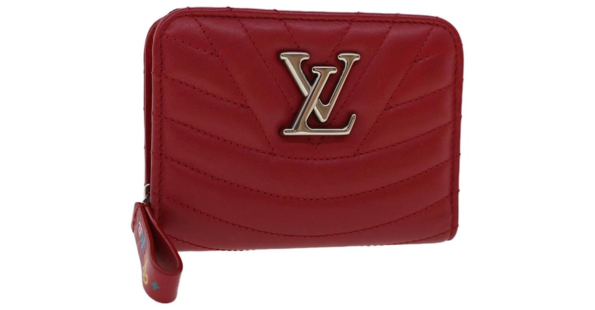 Louis Vuitton Louis Vuitton Portefeuille Viennois Red Vernis Leather