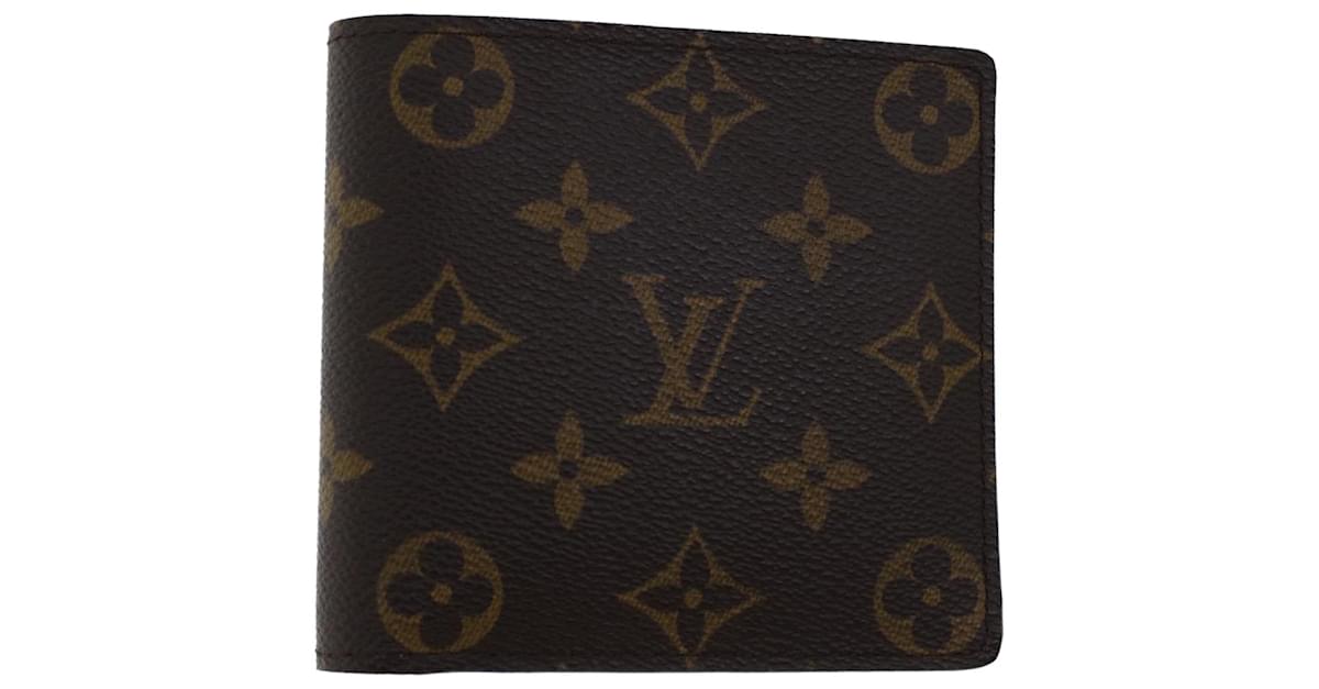 Louis Vuitton Monogram Portefeuille Marco Bifold Wallet M61675 LV Auth 41048
