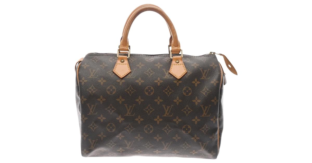 LOUIS VUITTON Monogram Mini Speedy Hand Bag M41534 LV Auth 44219