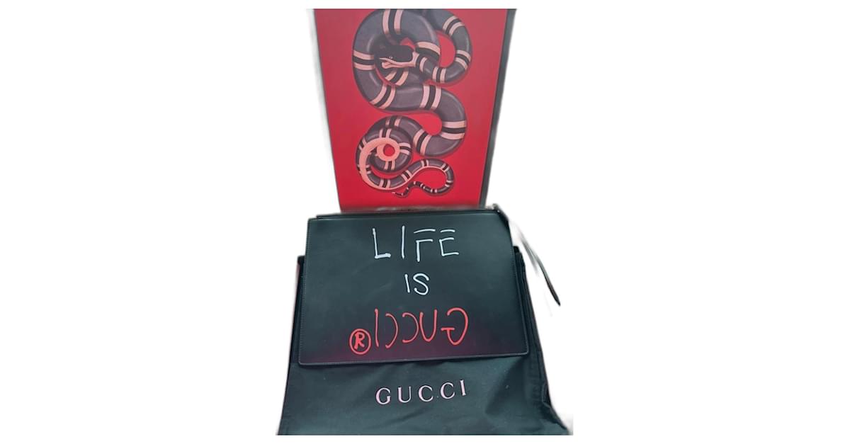 Guccighost Life Is Gucci Clutch