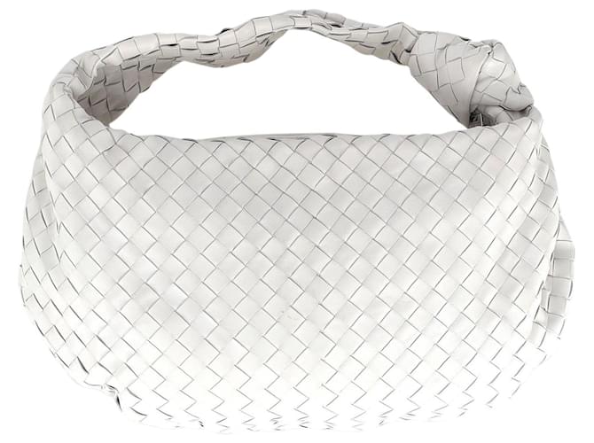 Bottega Veneta Large Jodie in White Lambskin Leather ref