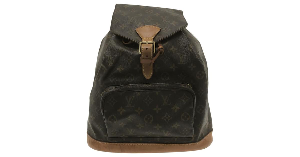 LOUIS VUITTON Monogram Montsouris MM Backpack M51136 LV Auth 32598