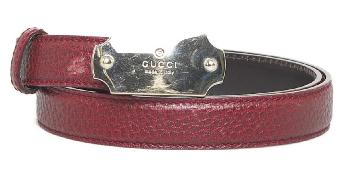 Gucci lined G belt 400593 80 CM BLACK LEATHER BLACK GG BUCKLE