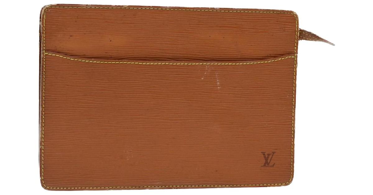 LOUIS VUITTON Monogram Pochette Homme Clutch Handbag