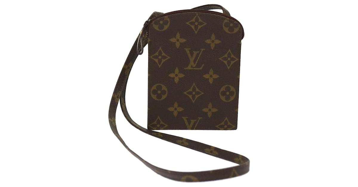 LOUIS VUITTON Monogram Pochette secret Accessory Pouch M45484 LV Auth ep927  Cloth ref.972212 - Joli Closet