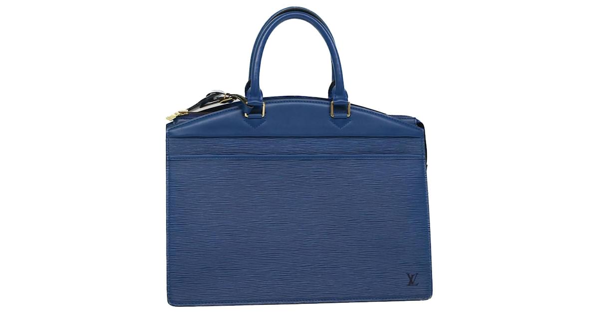 Louis Vuitton Louis Vuitton Riviera Blue Epi Leather Handbag