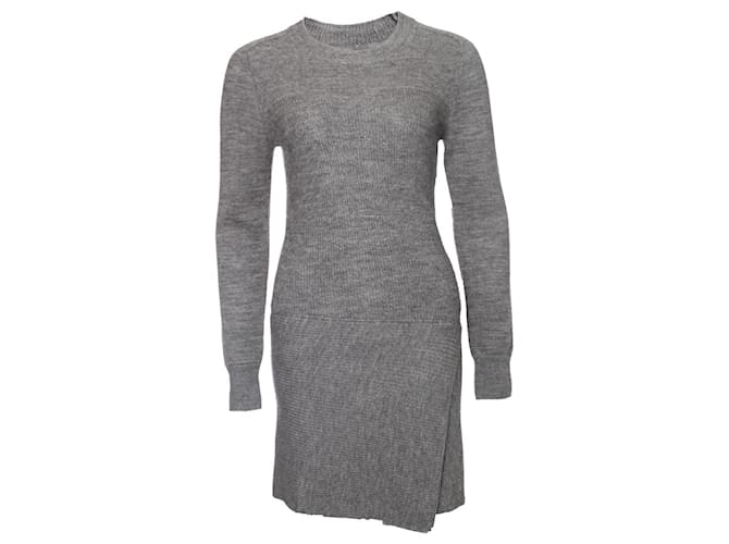 Isabel Marant Etoile, Gray wool dress Grey ref.1001917 - Joli Closet