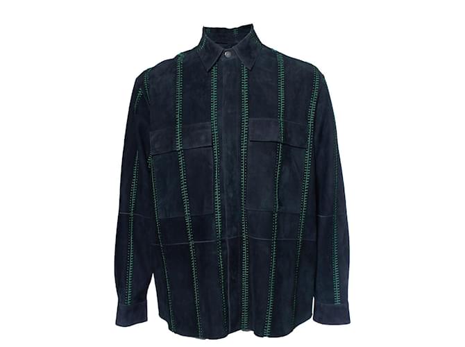 Windsor Veste-chemise Viterbo en suède de chèvre | Cuir | Final Cut