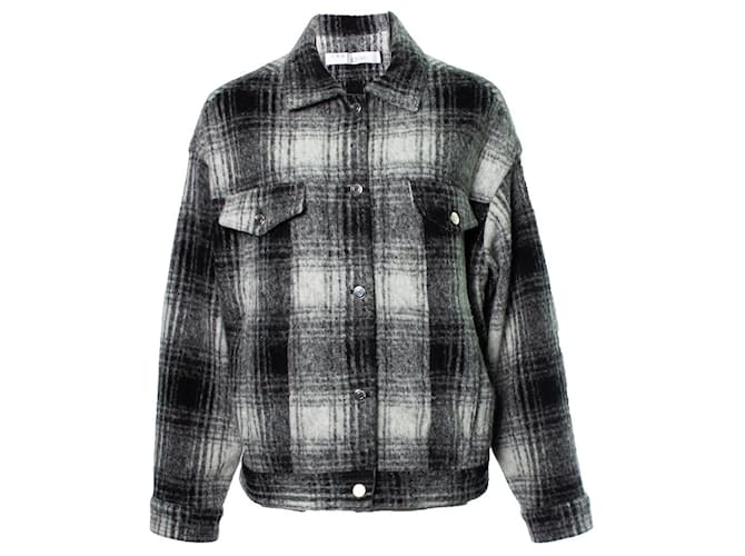 manteau iro carreaux