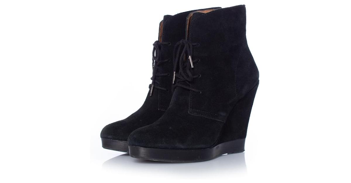 Michael kors wedge ankle boots hotsell