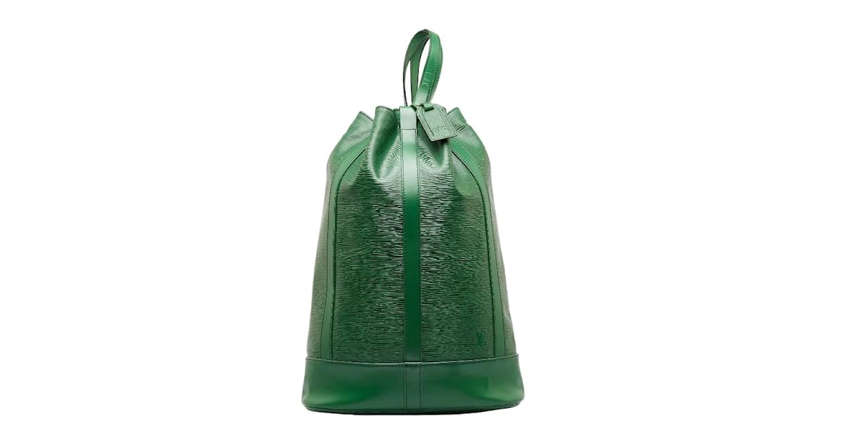 Louis Vuitton Green Epi Leather Borneo Randonnee GM Drawstring