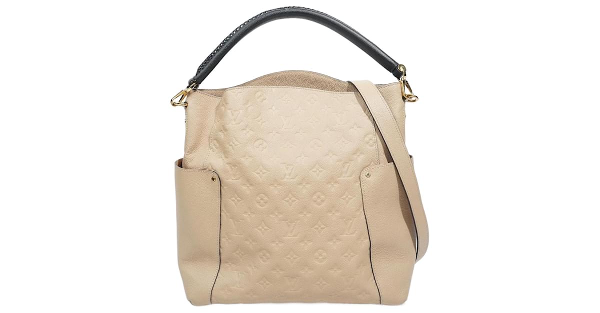 Louis Vuitton Bagatelle Hobo-Tasche für Damen Roh Leder ref