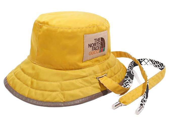 Autre Marque Gucci The North Face Reversible Bucket Hat Black