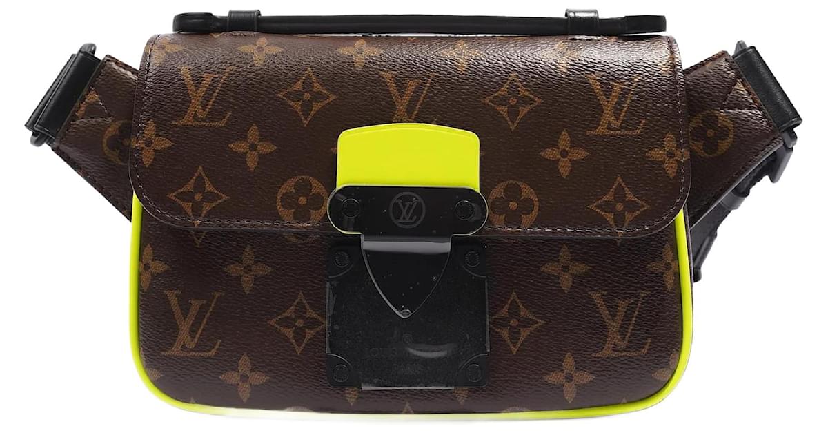 Louis Vuitton Bolso bandolera LV S Lock Castaño Cuero ref.478282