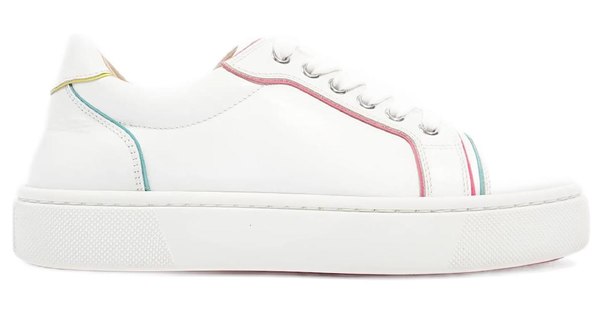 Christian Louboutin, Vierissima white red sneakers