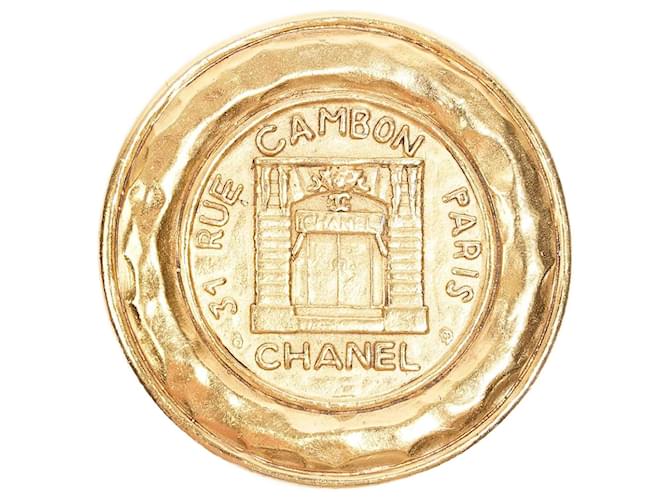 アクセサリー CHANEL CAMBON 31 RUE vintage gold brooch Chanel 31 Rue Cambon Brooch Pin Gold 1131 – AMORE Vintage Tokyo