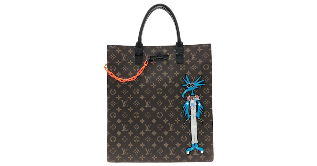 Louis Vuitton Monogram Sac Plat BB w/ Strap - Brown Handle Bags
