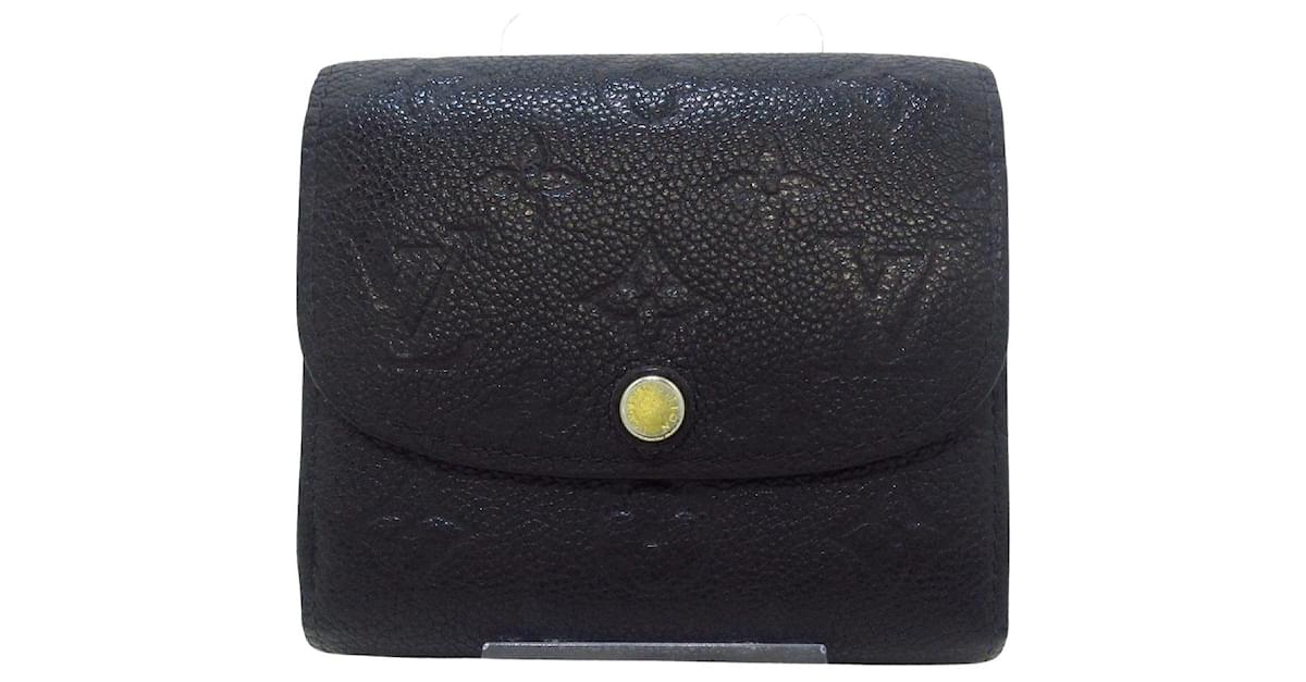 Louis Vuitton Portefeuille Ariane Black Leather ref.1007199 - Joli Closet