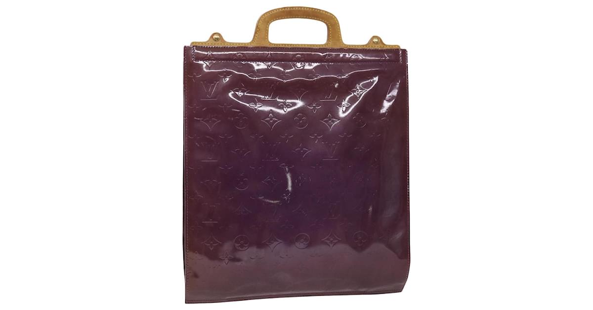 Stanton patent leather tote Louis Vuitton Purple in Patent leather