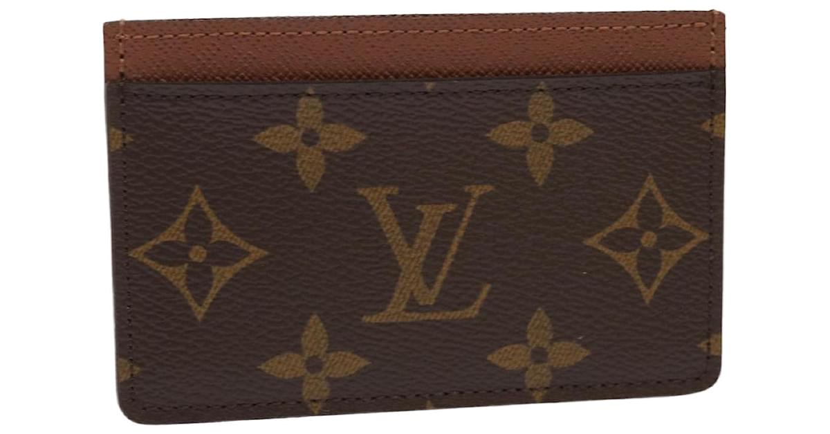 Louis Vuitton M61733 Card Holder , Brown, One Size
