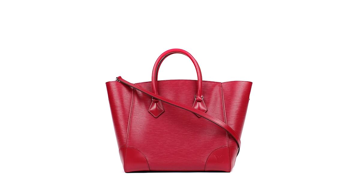 Louis Vuitton Phenix handbag in red epi leather