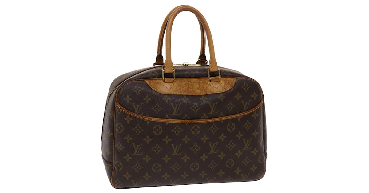 LOUIS VUITTON Monogram Deauville Hand Bag M47270 LV Auth rd5534 Cloth  ref.1009196 - Joli Closet