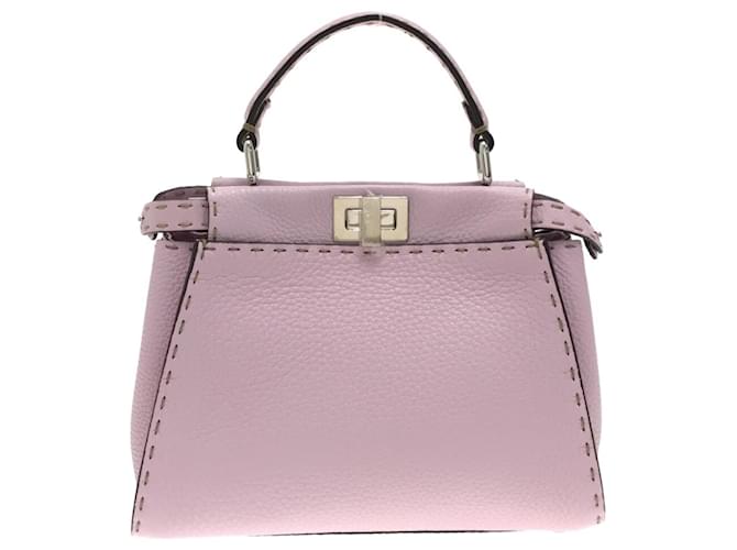 Fendi Peekaboo Pink Leather Joli Closet