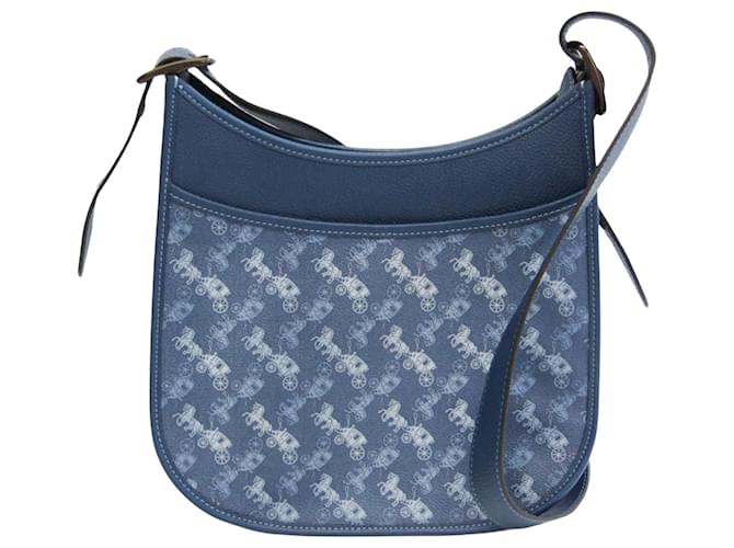 Coach Emery Navy blue Leather Joli Closet