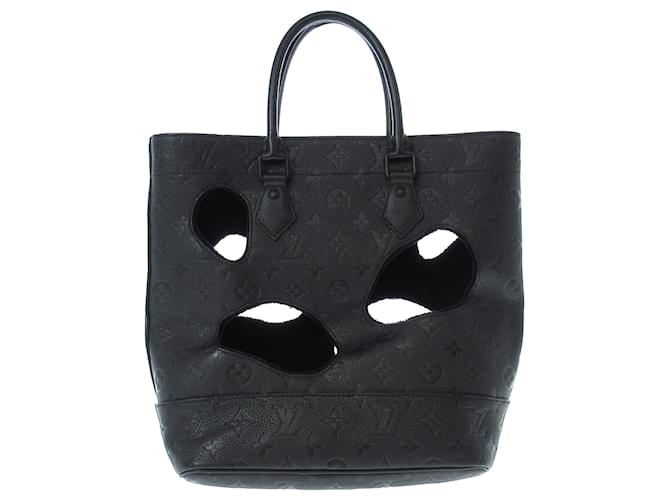 Louis Vuitton Black x Rei Kawakubo Bag with Holes Monogram