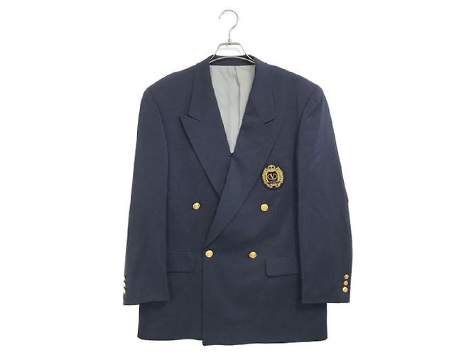 Manteau Vintage Mario De Pinto 100% Laine Marron - Taille M Entièrement Doublé - Occasion Bon état