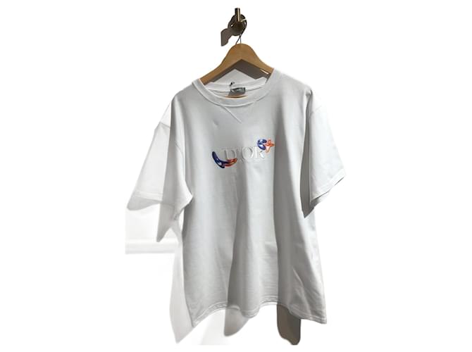 DIOR T-shirts T.International XXL Cotton White ref.975914 - Joli