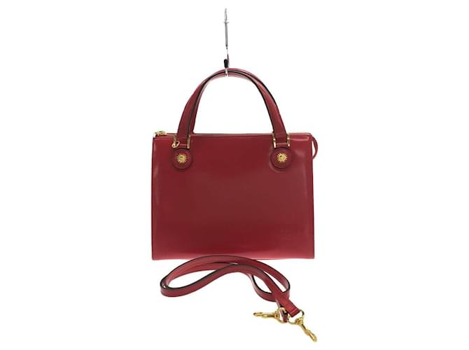 Gianni Versace Red Leather Shoulder Bag ref.976059 - Joli Closet