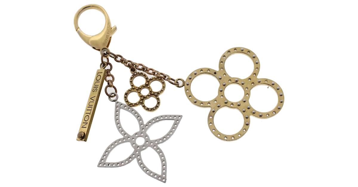 LOUIS VUITTON Anneau Cles Key Holder Metal Gold Tone LV Auth 44614,   in 2023