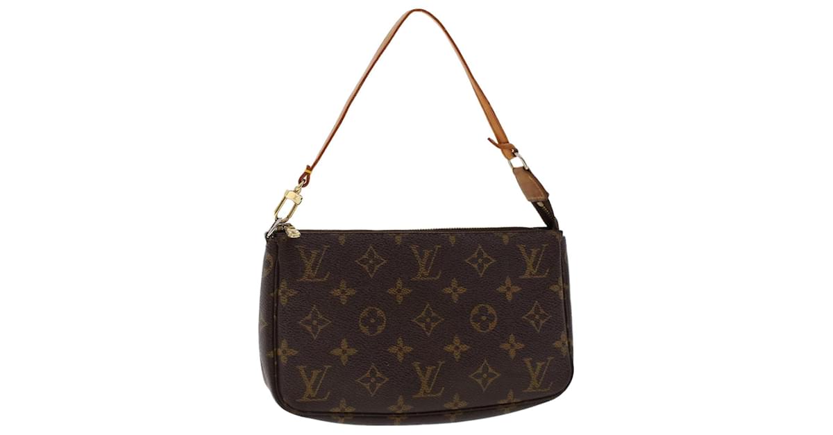 Clutch Bags Louis Vuitton New Louis Vuitton Florentine M POUCH51855 Monogram Pouch Canvas Belt Bag