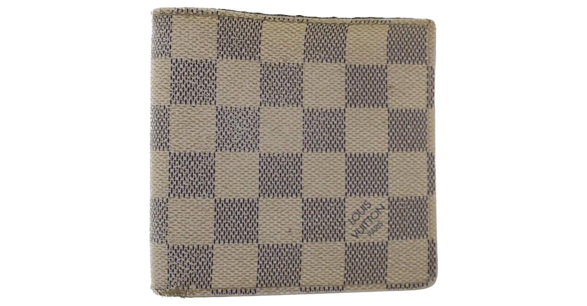 LOUIS VUITTON Damier Azur Porte Feuille Marco Bifold Wallet N60018