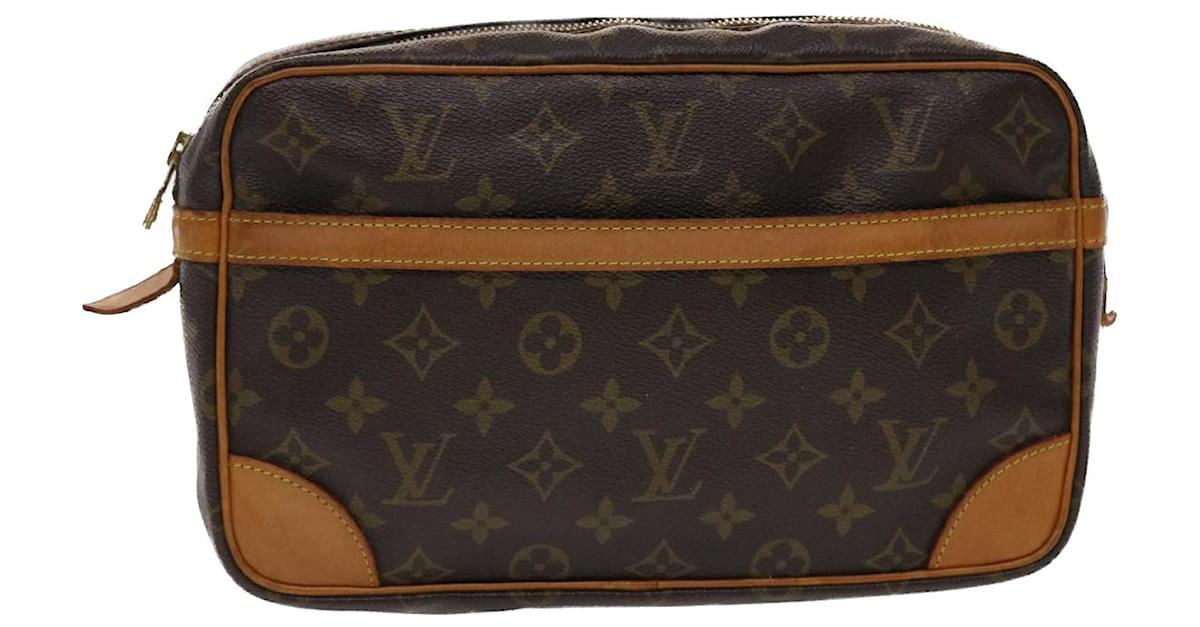 Louis Vuitton Monogram Compiegne 28 Clutch Bag M51845 LV Auth yk7579 Cloth  ref.981117 - Joli Closet