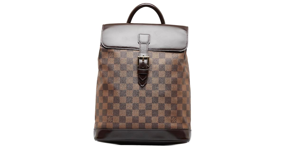 Louis vuitton damier ebene soho backpack best sale